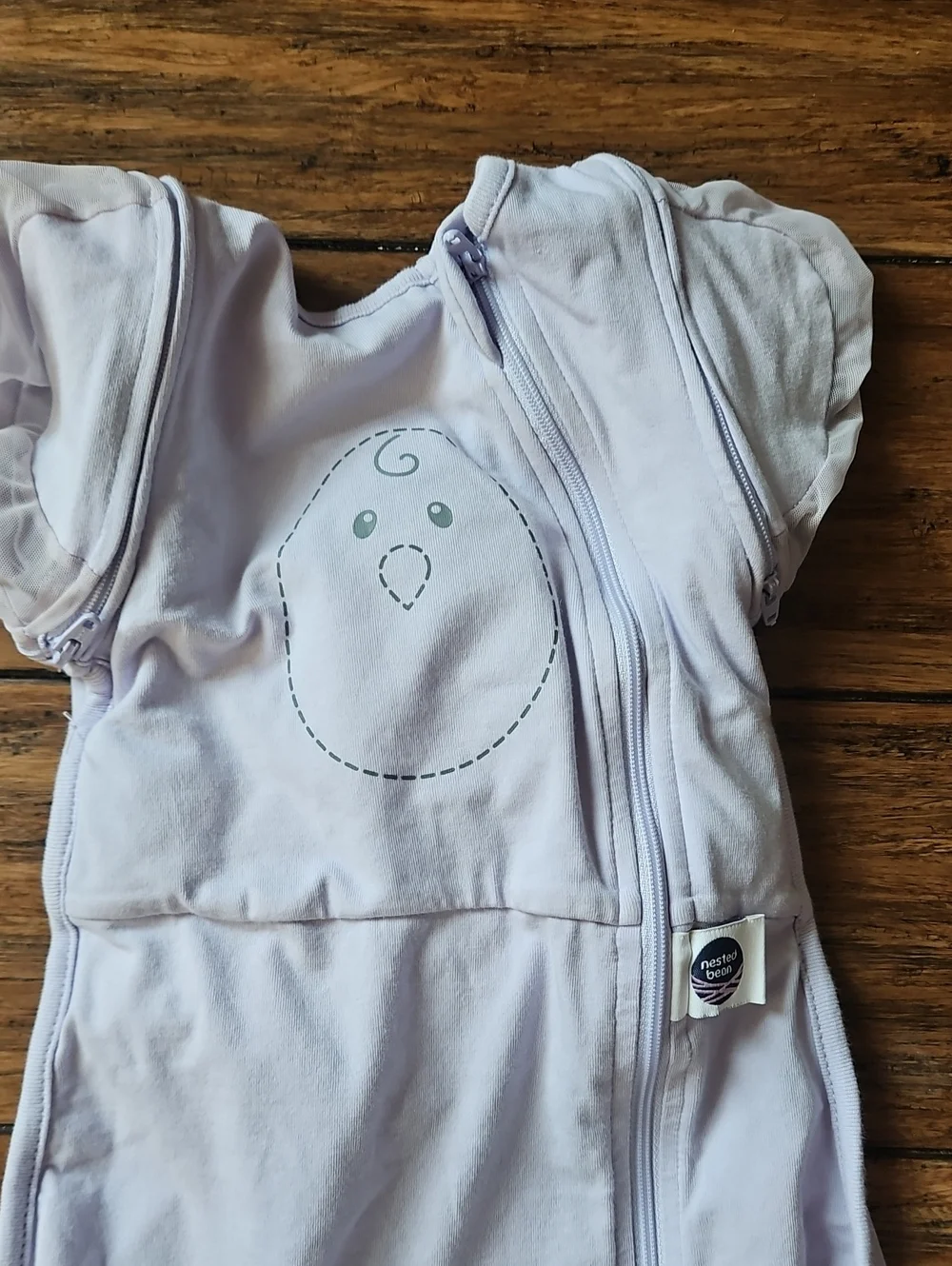 Nested Bean Zen Classic Sleep Sack in Light Lilac Size 3-6months